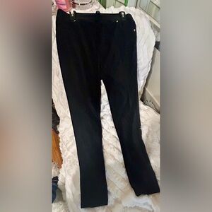 EUC Calvin Klein stretchy soft ribbed/corduroy pull-on pants